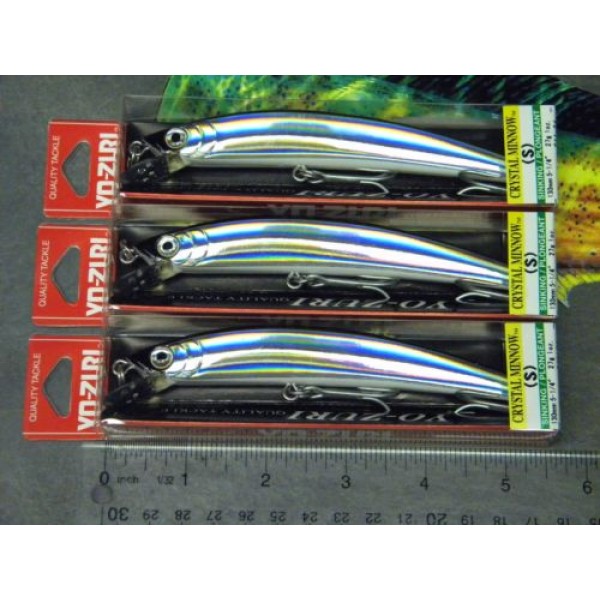 Yo-Zuri Crystal Minnow 13cm SINKING Bunker Lure F11-C4